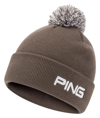 PING Cresting Knit bonnet d'hiver homme, coffee