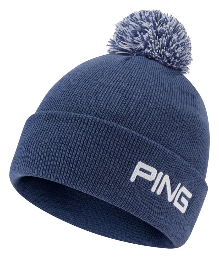 PING Cresting Knit bonnet d'hiver homme, bleu profond