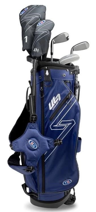U.S. Kids Golf UL7-54 (137cm) W15 5-Club set de golf junior, graphite, + sac trépied, marine