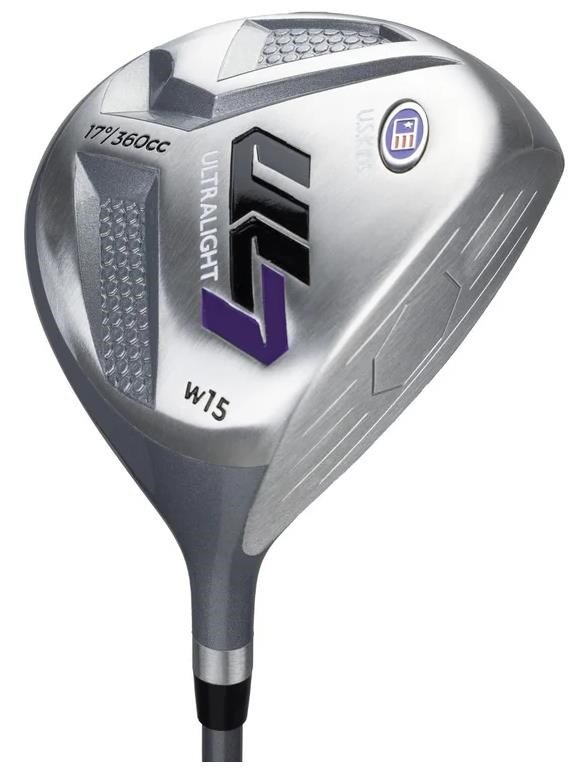 U.S. Kids Golf UL7-54 (137cm) W15 5-Club set de golf junior, graphite, + sac trépied, marine
