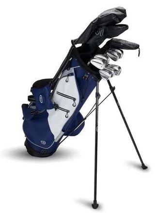 U.S. Kids Golf TS6-66 (167+cm) set de golf junior 10 clubs, graphite, + sac trépied, navy/blanc/gris