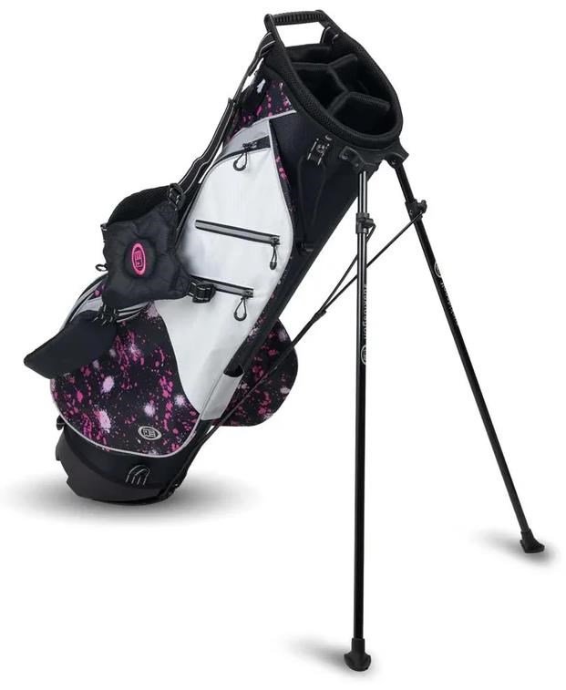 U.S. Kids Golf TS6-60 (152cm) stand bag junior, pink paint splatter