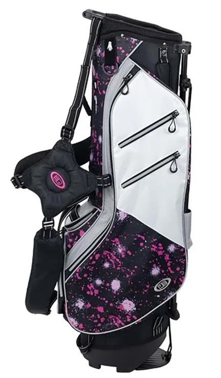 U.S. Kids Golf TS6-60 (152cm) stand bag junior, pink paint splatter