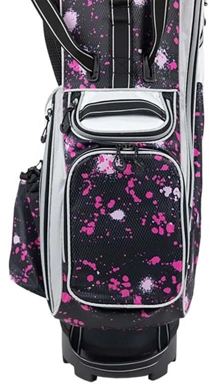 U.S. Kids Golf TS6-60 (152cm) stand bag junior, pink paint splatter