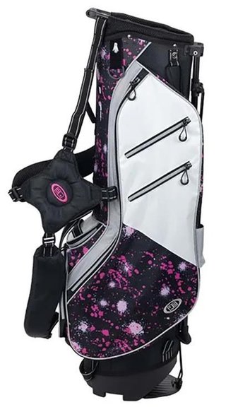 U.S. Kids Golf TS6-63 (160cm) sac stand junior, pink paint splatter