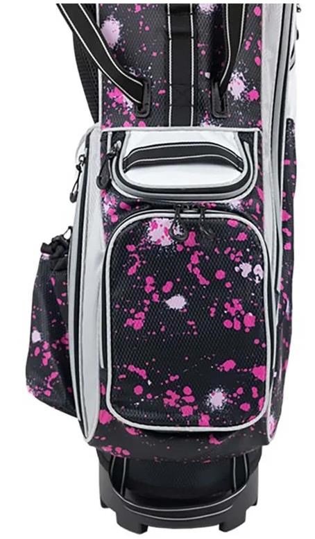 U.S. Kids Golf TS6-63 (160cm) sac stand junior, pink paint splatter