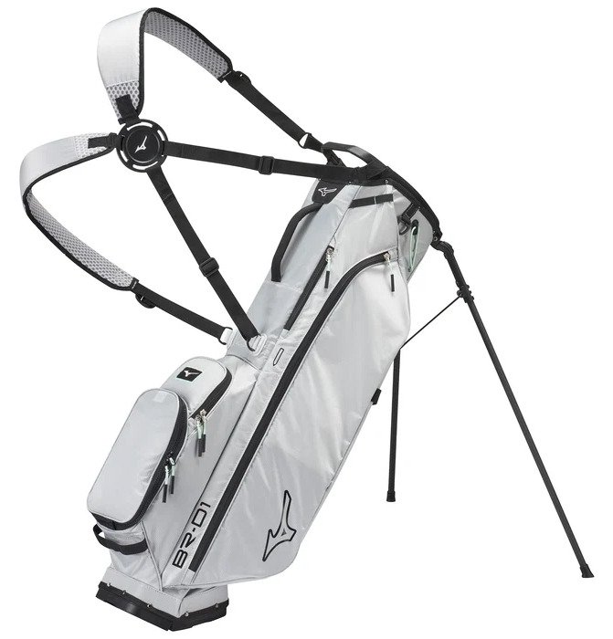 Mizuno BR-D1 stand bag, gris clair