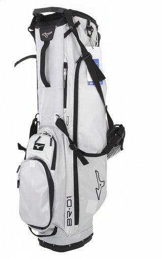 Mizuno BR-D1 stand bag, gris clair