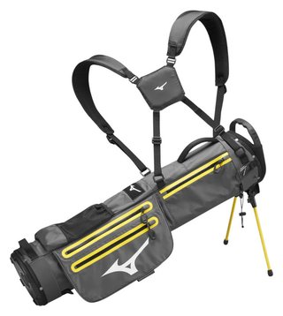 Mizuno BR-D2 stand bag, gris/jaune