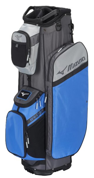 Mizuno BR-D3 cart bag, bleu brillant/gris