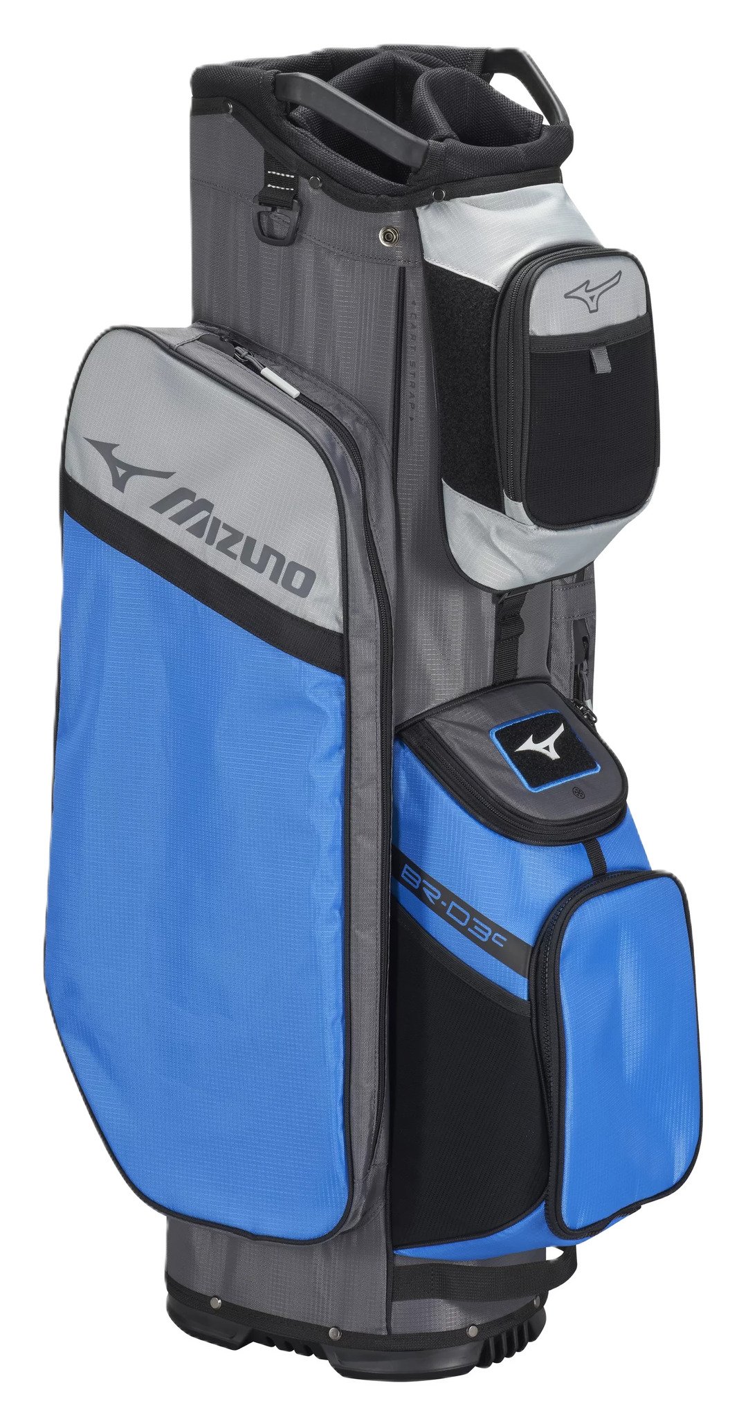Mizuno BR-D3 cart bag, bleu brillant/gris