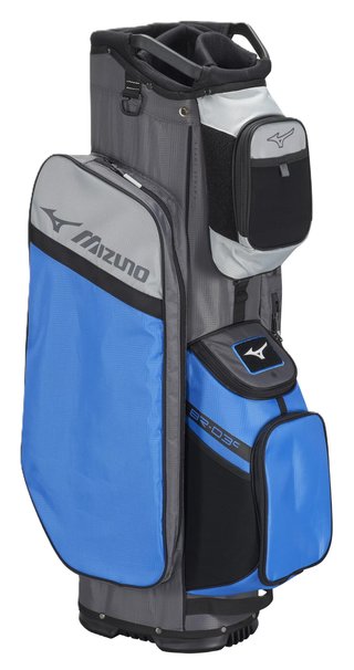 Mizuno BR-D3 cart bag, bleu brillant/gris