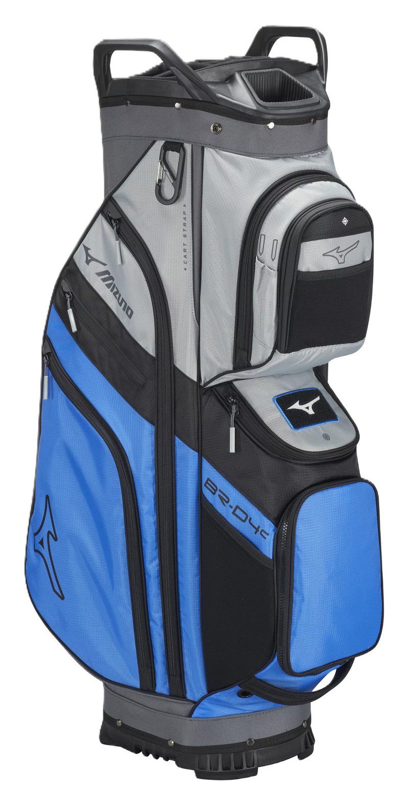 Mizuno 26 BR-D4 cart bag, bleu brillant/gris