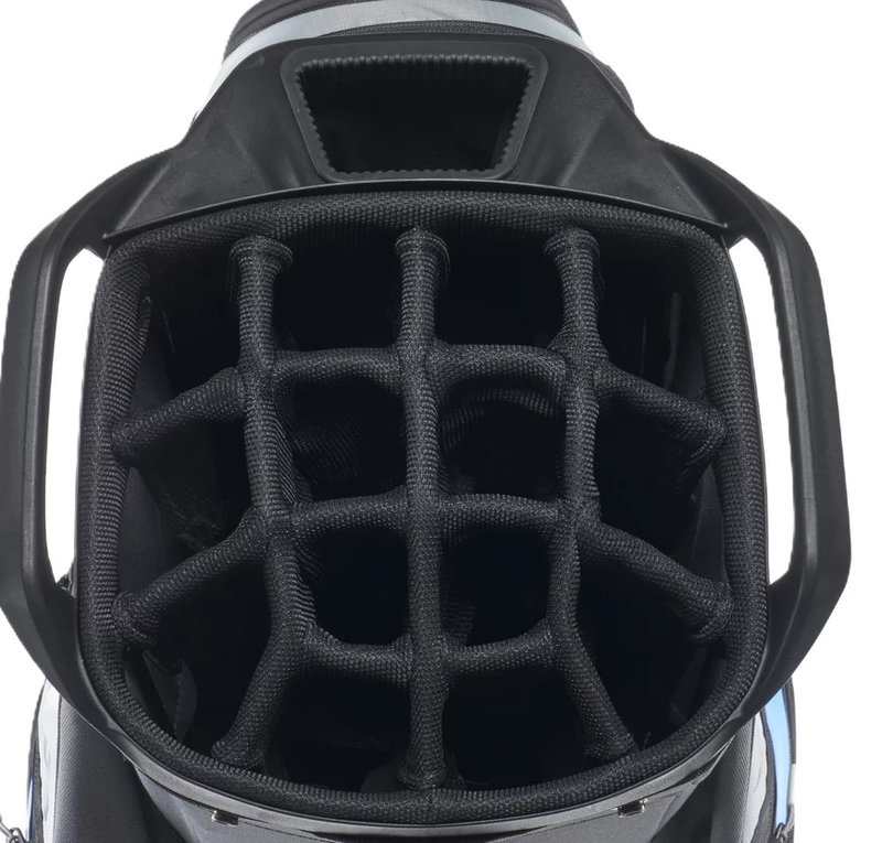 Mizuno 26 BR-D4 cart bag, bleu brillant/gris
