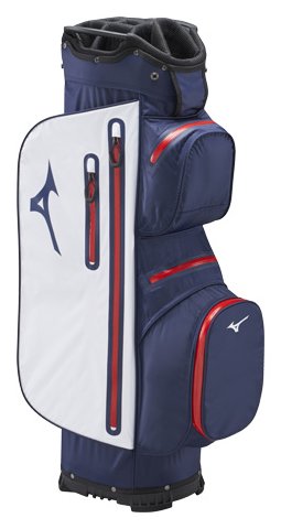 Mizuno BR-DRI cart bag, marine/rouge