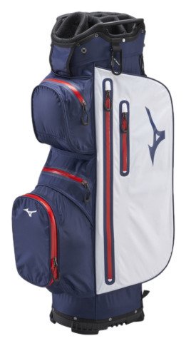 Mizuno BR-DRI cart bag, marine/rouge