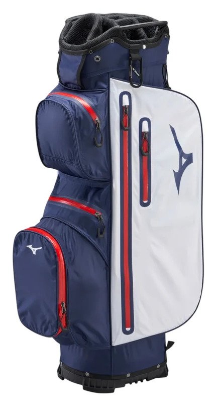 Mizuno BR-DRI cart bag, marine/rouge