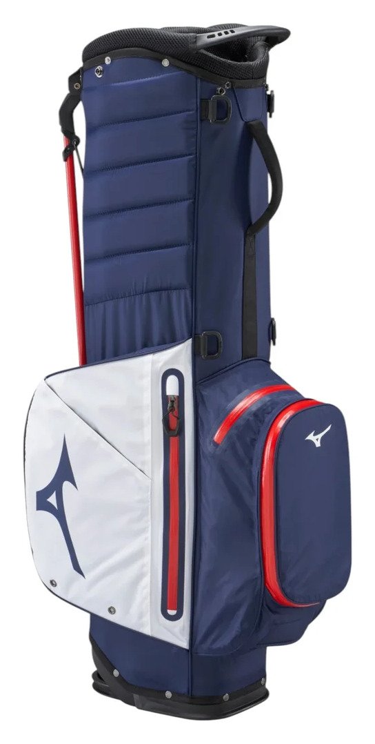 Mizuno BR-DRI stand bag, marine/rouge