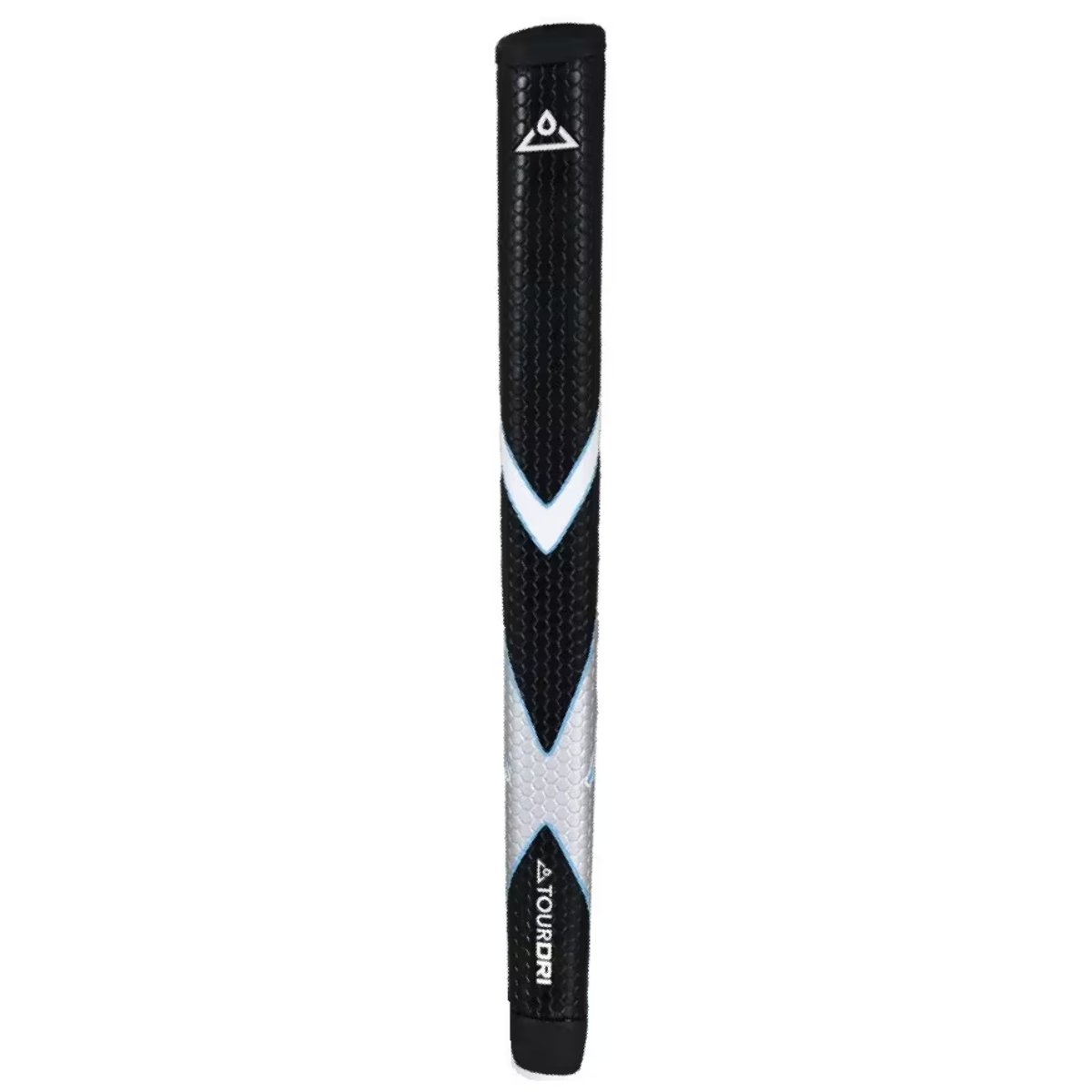 TourDri Midsize PU Putter Grip Black/Silver/Blue