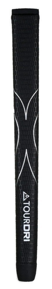 Masters Golf TourDri grip de putter, noir/argent