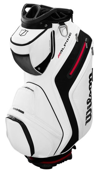 Wilson Alpine cart bag, blanc/noir