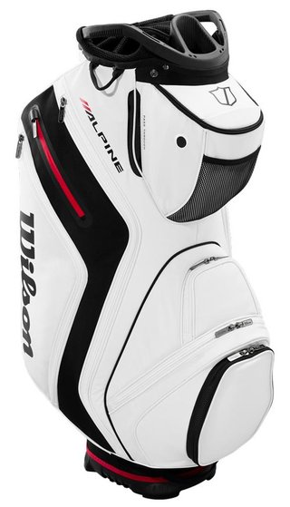 Wilson Alpine cart bag, blanc/noir