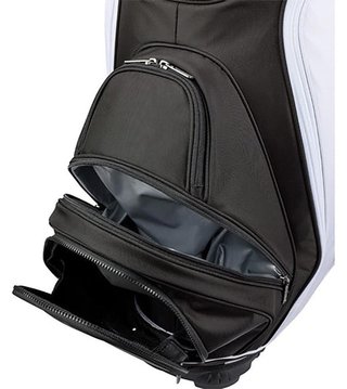 Wilson Alpine cart bag, noir/blanc/orange