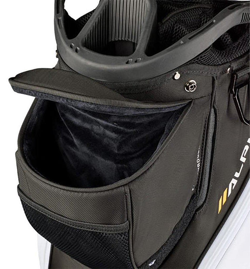 Wilson Alpine cart bag, noir/blanc/orange