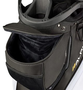 Wilson Alpine cart bag, noir/blanc/orange
