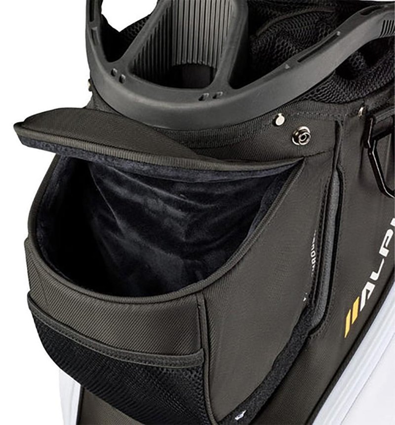 Wilson Alpine cart bag, noir/blanc/orange
