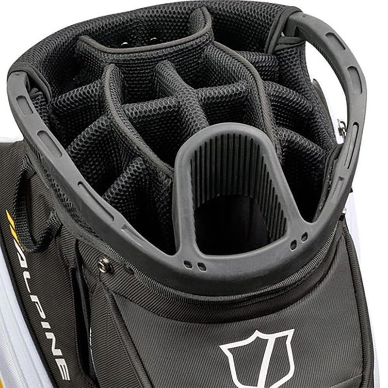 Wilson Alpine cart bag, noir/blanc/orange