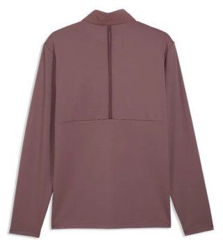Puma Cloudspun Tech Hybrid 1/2 Zip veste homme, rich cocoa