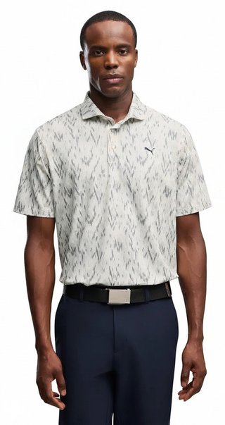 Puma MATTR Northerm Light polo homme, warm white