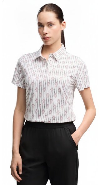 Puma Poppy polo femme, warm white
