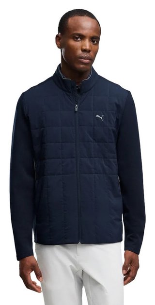 Puma Cloudspun Fleece Hybrid veste homme, deep navy