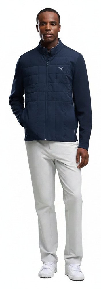 Puma Cloudspun Fleece Hybrid veste homme, deep navy