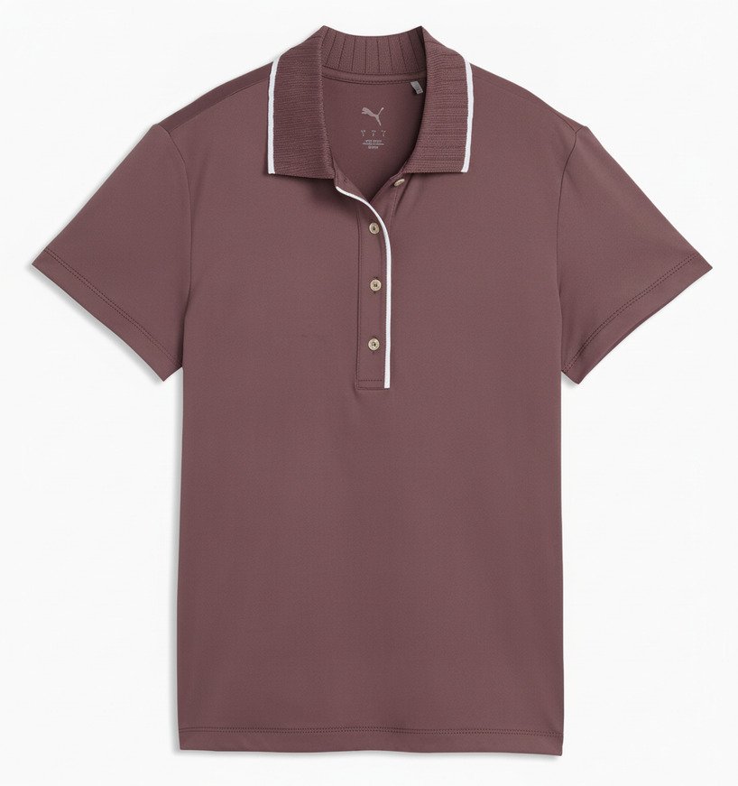 Puma Cloudspun Bridges polo femme, rich cocoa