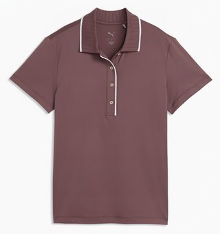 Puma Cloudspun Bridges polo femme, rich cocoa