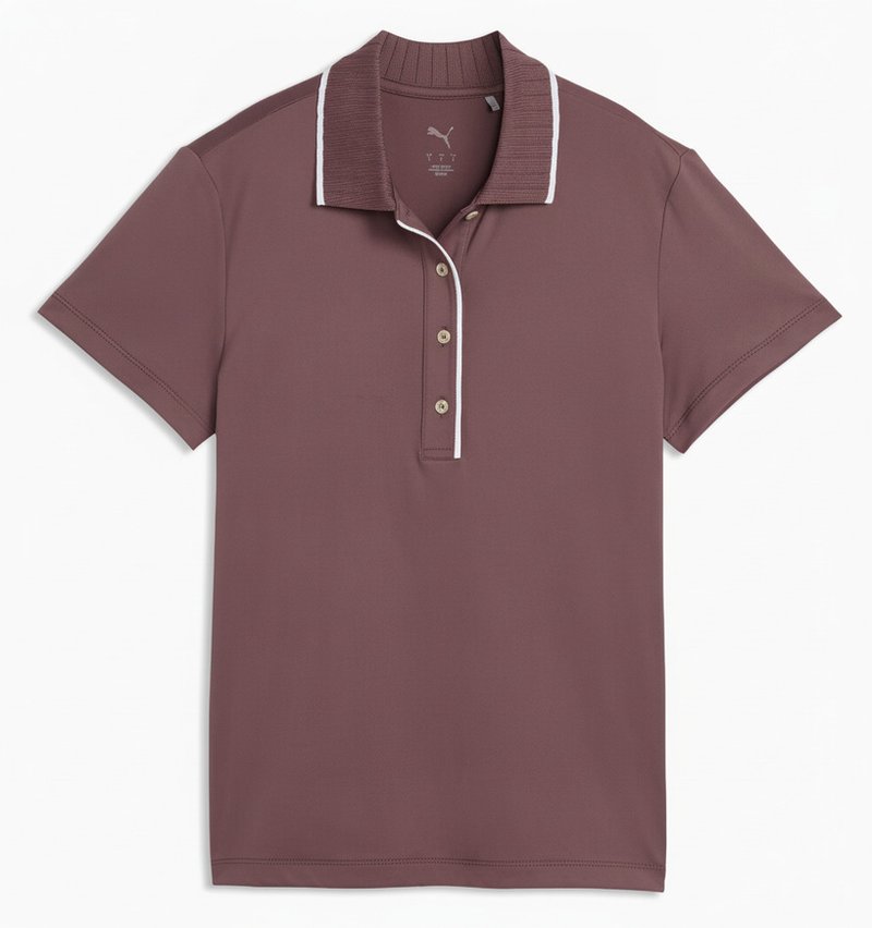Puma Cloudspun Bridges polo femme, rich cocoa