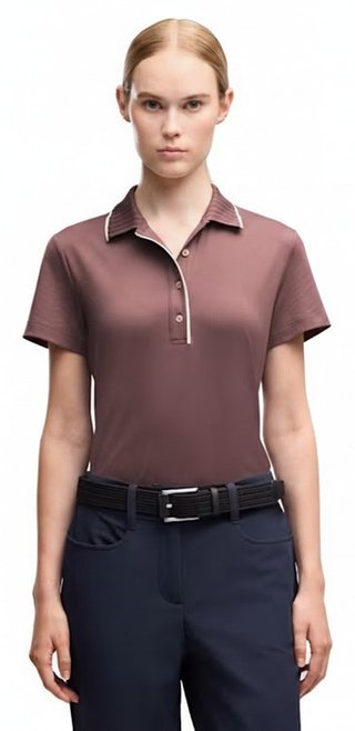 Puma Cloudspun Bridges polo femme, rich cocoa