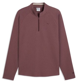 Puma Boulder 2.0. 1/4 Zip sweat homme, rich cocoa
