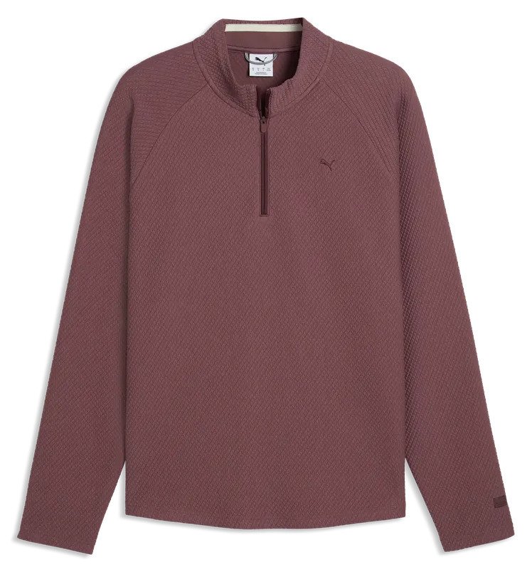 Puma Boulder 2.0. 1/4 Zip sweat homme, rich cocoa