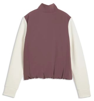 Puma Cloudspun Fleece Hybrid veste femme, rich cocoa/warm white