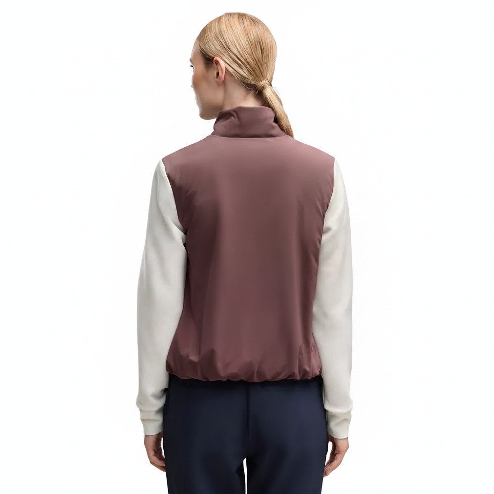 Puma Cloudspun Fleece Hybrid veste femme, rich cocoa/warm white