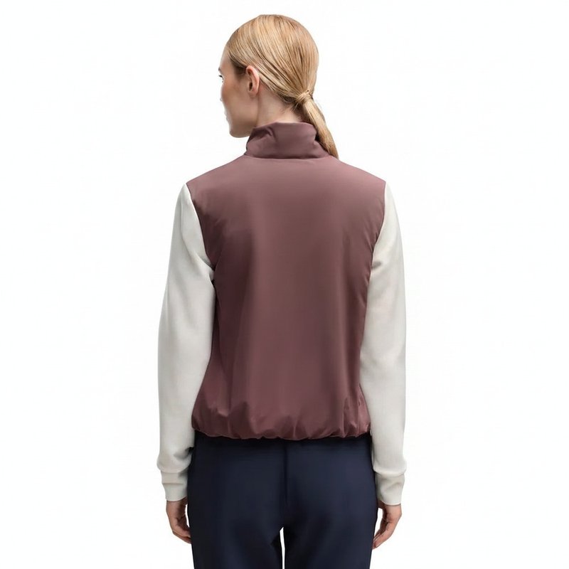 Puma Cloudspun Fleece Hybrid veste femme, rich cocoa/warm white