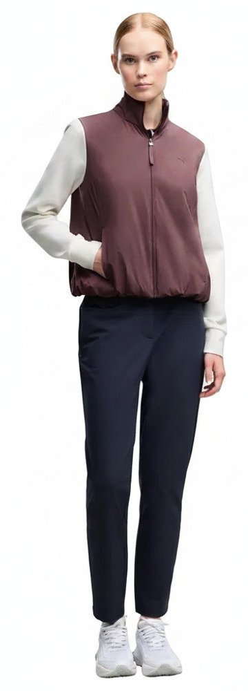 Puma Cloudspun Fleece Hybrid veste femme, rich cocoa/warm white