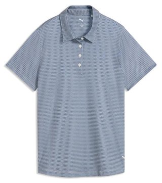 Puma Broken Links polo femme, deep navy