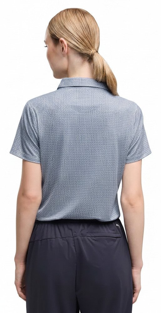 Puma Broken Links polo femme, deep navy