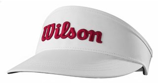 Wilson Tour visière, blanc/rouge
