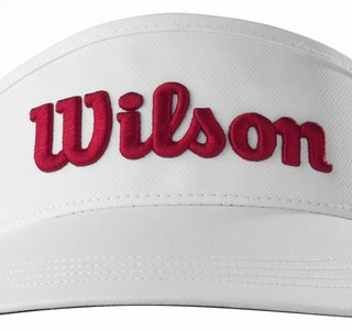 Wilson Tour visière, blanc/rouge